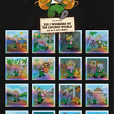 Babolex – 7 Ancient Wonders (Set of 3 Holographic Art Prints)