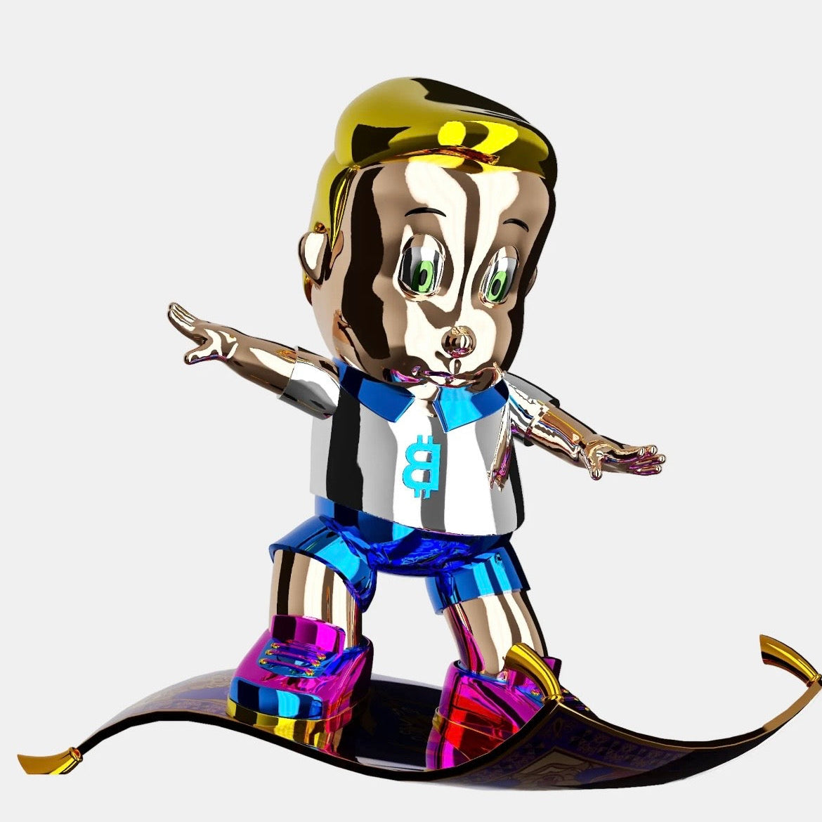 Pourquoi les œuvres uniques en bronze, inox poli miroir sont réservées aux millionnaires