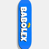 Limited Edition Skateboard – Babolex Logo White