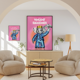 Babolex Falcon blue Hand-signed Art Poster