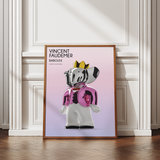 Babolex Proud Pink Hand-signed Art Poster